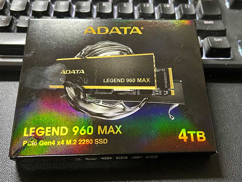 自宅デスクトップパソコンのSSDを交換しました